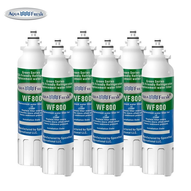 6 Pack Replacement Water Filter for LG LSXS26386S Refrigerators